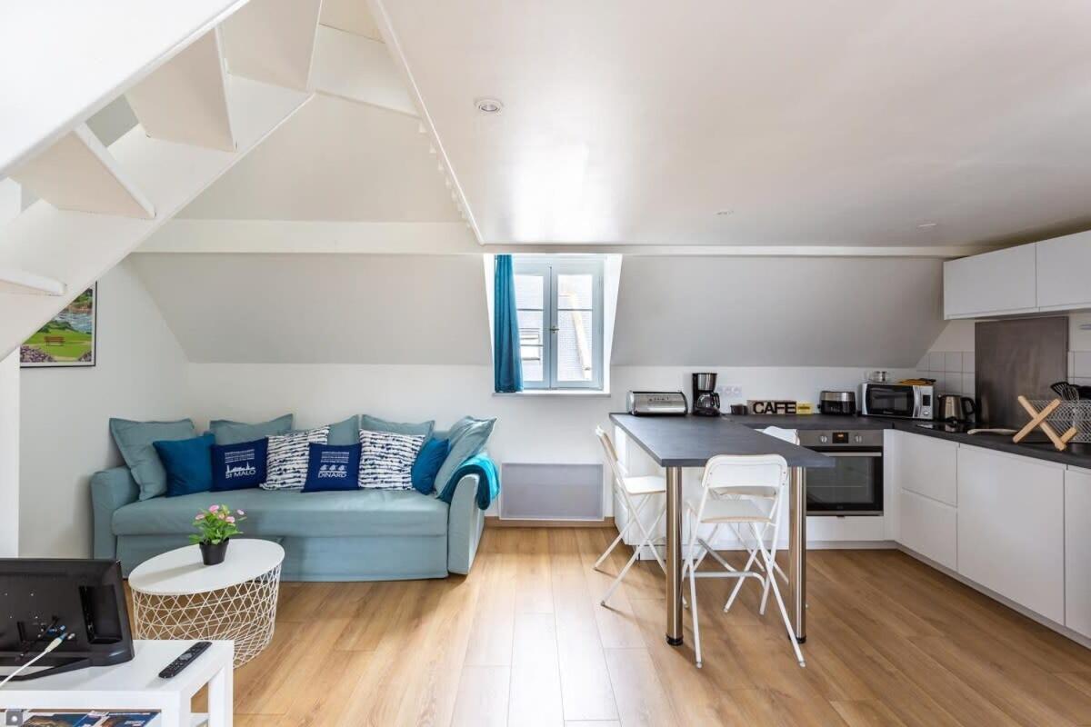Le Petit Pastel - Joli Duplex - Proche De La Plage Appartement Saint-Malo Buitenkant foto